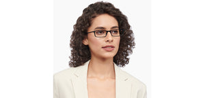 Black Rectangle Full Rim Unisex Eyeglasses by Lenskart READERS-209197