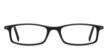 Load image into Gallery viewer, Black Rectangle Full Rim Unisex Eyeglasses by Lenskart READERS-209199