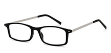 Load image into Gallery viewer, Black Rectangle Full Rim Unisex Eyeglasses by Lenskart READERS-209199