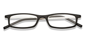 Black Rectangle Full Rim Unisex Eyeglasses by Lenskart READERS-209199