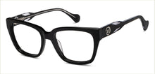 Load image into Gallery viewer, Black Square Full Rim Unisex Eyeglasses by John Jacobs-216844