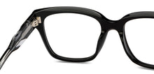 Load image into Gallery viewer, Black Square Full Rim Unisex Eyeglasses by John Jacobs-216844