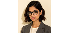 Load image into Gallery viewer, Black Cat Eye Full Rim Women Eyeglasses by John Jacobs-229383