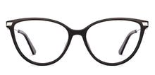 Load image into Gallery viewer, Black Cat Eye Full Rim Women Eyeglasses by John Jacobs-229383