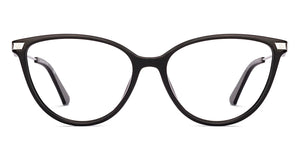 Black Cat Eye Full Rim Women Eyeglasses by John Jacobs-229383