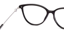 Load image into Gallery viewer, Black Cat Eye Full Rim Women Eyeglasses by John Jacobs-229383