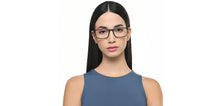 Load image into Gallery viewer, Black Rectangle Full Rim Unisex Eyeglasses by John Jacobs-217997
