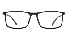 Load image into Gallery viewer, Black Rectangle Full Rim Unisex Eyeglasses by John Jacobs-217997