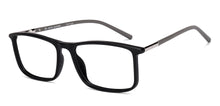 Load image into Gallery viewer, Black Rectangle Full Rim Unisex Eyeglasses by John Jacobs-217997