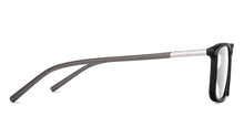 Load image into Gallery viewer, Black Rectangle Full Rim Unisex Eyeglasses by John Jacobs-217997