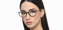 Load image into Gallery viewer, Black Rectangle Full Rim Unisex Eyeglasses by John Jacobs-218931