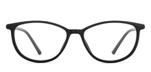 Load image into Gallery viewer, Black Rectangle Full Rim Unisex Eyeglasses by John Jacobs-218931