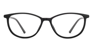Black Rectangle Full Rim Unisex Eyeglasses by John Jacobs-218931