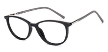 Load image into Gallery viewer, Black Rectangle Full Rim Unisex Eyeglasses by John Jacobs-218931