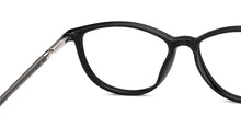 Load image into Gallery viewer, Black Rectangle Full Rim Unisex Eyeglasses by John Jacobs-218931