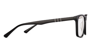 Black Square Full Rim Men Eyeglasses by Lenskart-232218