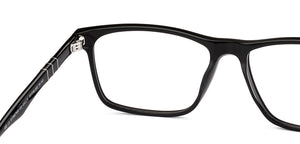Black Square Full Rim Men Eyeglasses by Lenskart-232218