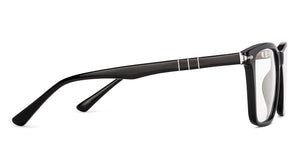 Black Square Full Rim Men Eyeglasses by Lenskart-232220