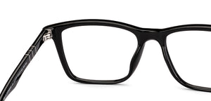 Black Square Full Rim Men Eyeglasses by Lenskart-232220