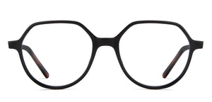 Black Geometric Full Rim Unisex Eyeglasses by Vincent Chase Online-210546