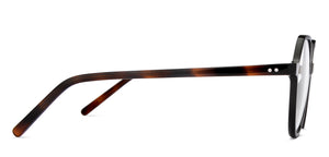 Black Geometric Full Rim Unisex Eyeglasses by Vincent Chase Online-210546
