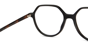 Black Geometric Full Rim Unisex Eyeglasses by Vincent Chase Online-210546