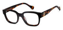 Load image into Gallery viewer, Tortoise Rectangle Full Rim Unisex Eyeglasses by John Jacobs-216856
