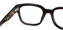 Load image into Gallery viewer, Tortoise Rectangle Full Rim Unisex Eyeglasses by John Jacobs-216856