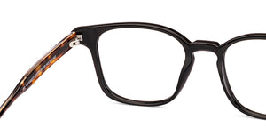 Black Square Full Rim Unisex Eyeglasses by Vincent Chase-233701