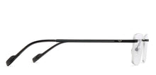 Load image into Gallery viewer, Black Rectangle Rimless Unisex Eyeglasses by Vincent Chase Online-209024