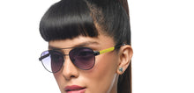 Load image into Gallery viewer, Black Aviator Full Rim Unisex Sunglasses by Vincent Chase-213205
