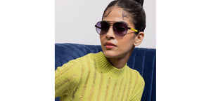 Black Aviator Full Rim Unisex Sunglasses by Vincent Chase-213205