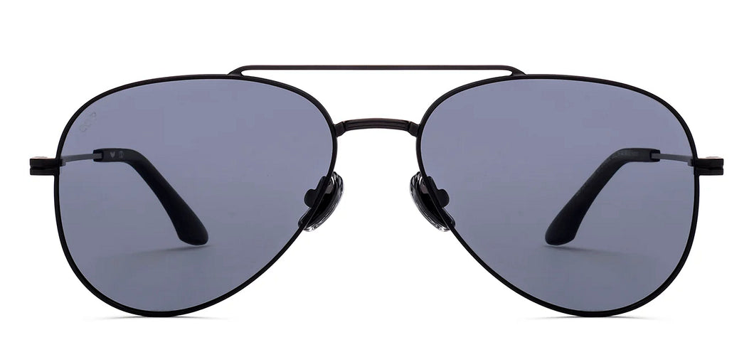 Black Aviator Full Rim Unisex Sunglasses by Lenskart STUDIO-219832
