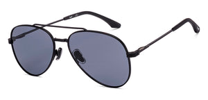 Black Aviator Full Rim Unisex Sunglasses by Lenskart STUDIO-219832