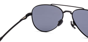 Black Aviator Full Rim Unisex Sunglasses by Lenskart STUDIO-219832
