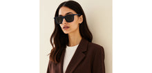 Load image into Gallery viewer, Blue Rectangle Full Rim Unisex Sunglasses by John Jacobs-220527