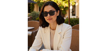 Load image into Gallery viewer, Blue Rectangle Full Rim Unisex Sunglasses by John Jacobs-220527