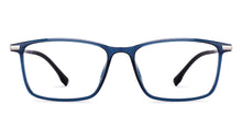 Load image into Gallery viewer, Blue Rectangle Full Rim Unisex Eyeglasses by Lenskart Air-219037