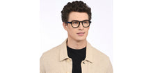 Load image into Gallery viewer, Black Square Full Rim Unisex Eyeglasses by John Jacobs Online-208119