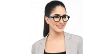 Load image into Gallery viewer, Black Square Full Rim Unisex Eyeglasses by John Jacobs Online-208119