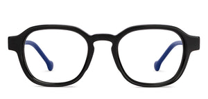 Black Square Full Rim Unisex Eyeglasses by John Jacobs Online-208119