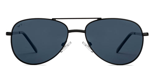 Black Aviator Full Rim Unisex Sunglasses by Vincent Chase Online-213235