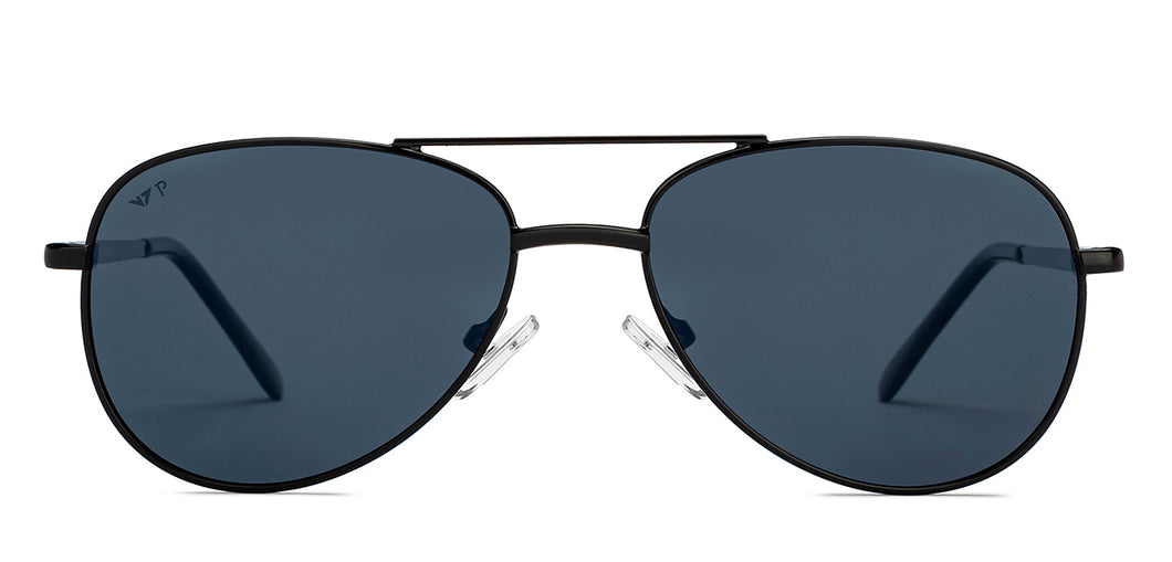 Black Aviator Full Rim Unisex Sunglasses by Vincent Chase Online-213235