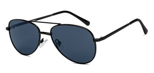 Black Aviator Full Rim Unisex Sunglasses by Vincent Chase Online-213235