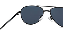 Load image into Gallery viewer, Black Aviator Full Rim Unisex Sunglasses by Vincent Chase Online-213235