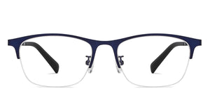 Blue Rectangle Full Rim Unisex Eyeglasses by Lenskart Air-205290