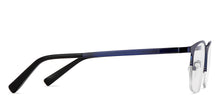 Load image into Gallery viewer, Blue Rectangle Full Rim Unisex Eyeglasses by Lenskart Air-205290