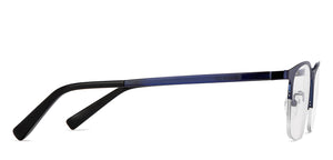 Blue Rectangle Full Rim Unisex Eyeglasses by Lenskart Air-205290