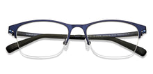 Load image into Gallery viewer, Blue Rectangle Full Rim Unisex Eyeglasses by Lenskart Air-205290