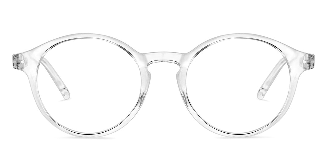 Transparent Round Full Rim Unisex Eyeglasses by Lenskart BLU Screen Glasses-201292
